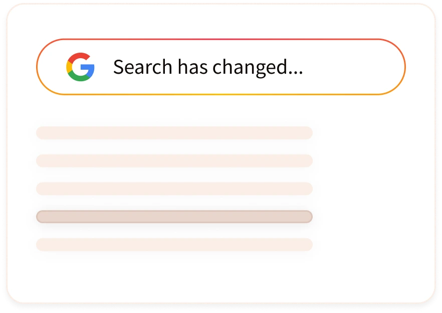 Search has changed Search has changed